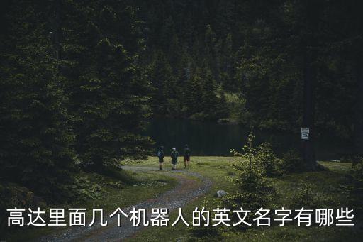 高達(dá)里面幾個(gè)機(jī)器人的英文名字有哪些