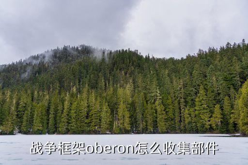 戰(zhàn)爭(zhēng)框架oberon怎么收集部件