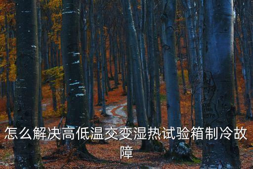 高低溫交變濕熱試驗(yàn)箱，怎么解決高低溫交變濕熱試驗(yàn)箱制冷故障