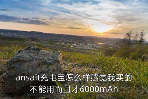 ansait充電寶怎么樣感覺我買的不能用而且才6000mAh