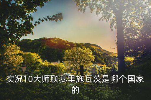 施瓦茨，實(shí)況10大師聯(lián)賽里施瓦茨是哪個(gè)國家的