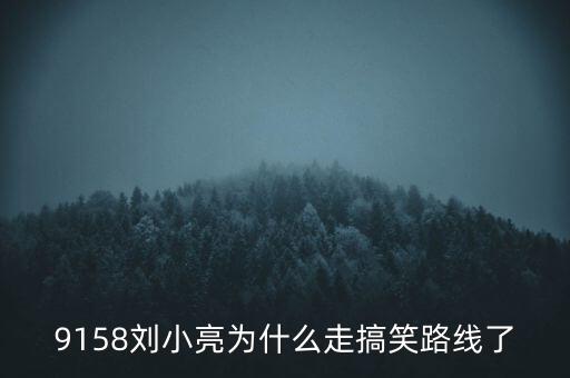 9158劉小亮為什么走搞笑路線了