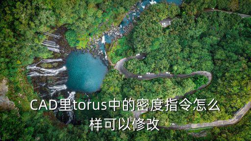 CAD里torus中的密度指令怎么樣可以修改