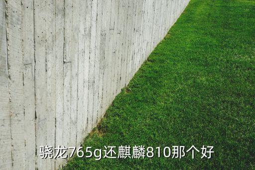 驍龍765g還麒麟810那個(gè)好