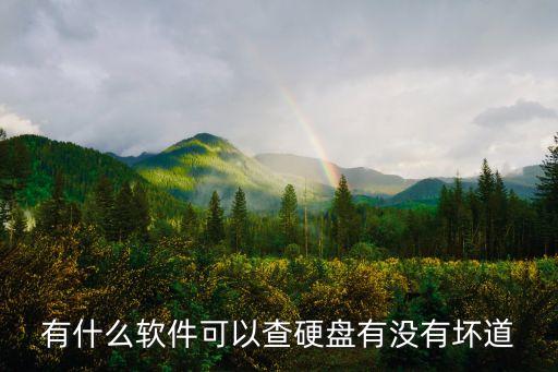 有什么軟件可以查硬盤有沒有壞道