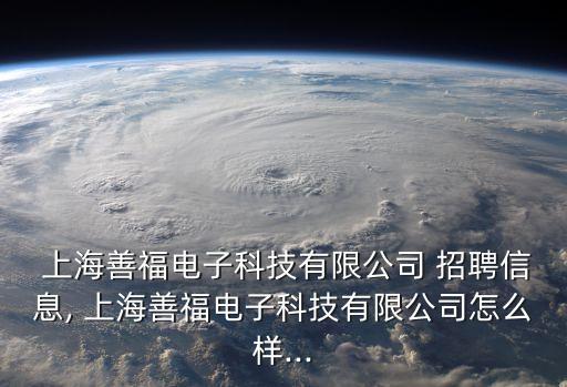  上海善福電子科技有限公司 招聘信息, 上海善福電子科技有限公司怎么樣...