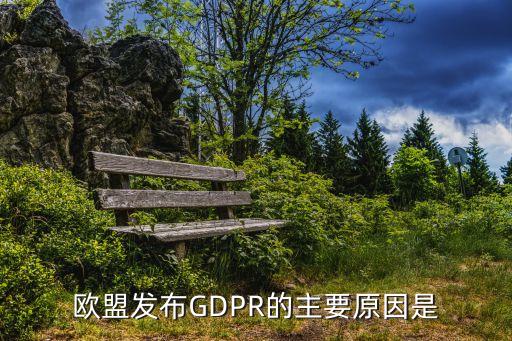 gdpr，歐盟發(fā)布GDPR的主要原因是