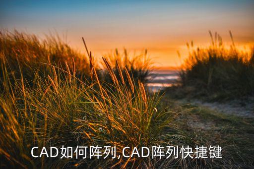 cad陣列快捷鍵命令,cadtok怎么用ar快速畫圖?