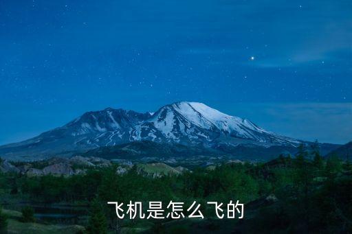 飛機(jī)飛行，飛機(jī)是怎么飛的