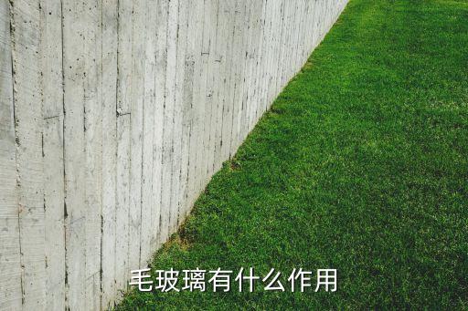 毛玻璃有什么作用