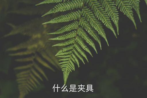 什么是夾具