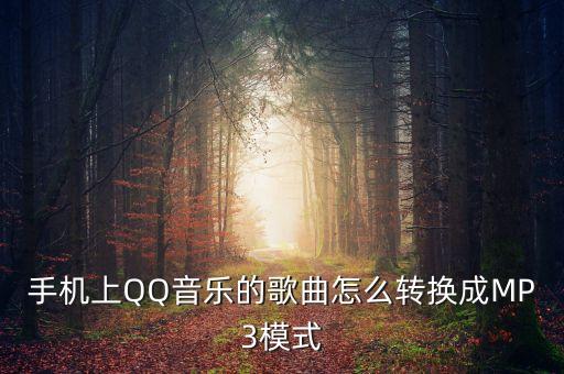 音樂轉(zhuǎn)換成mp3格式，怎么把其他格式的歌改成mp3格式的