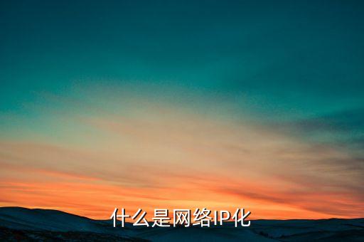 什么是網(wǎng)絡IP化