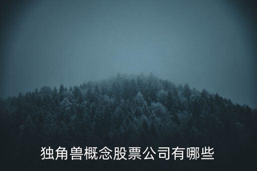 獨(dú)角獸企業(yè)名單，A股獨(dú)角獸公司有哪些