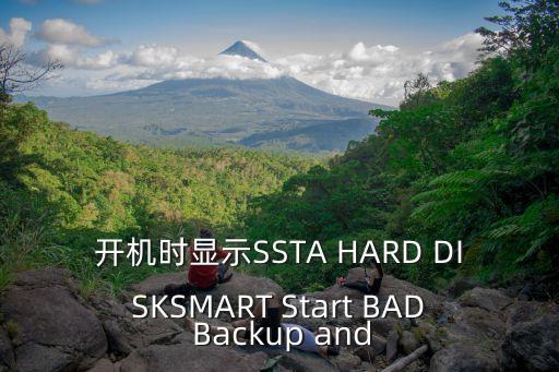 開機時顯示SSTA HARD DISKSMART Start BAD Backup and