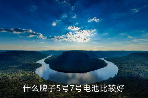 什么牌子5號7號電池比較好