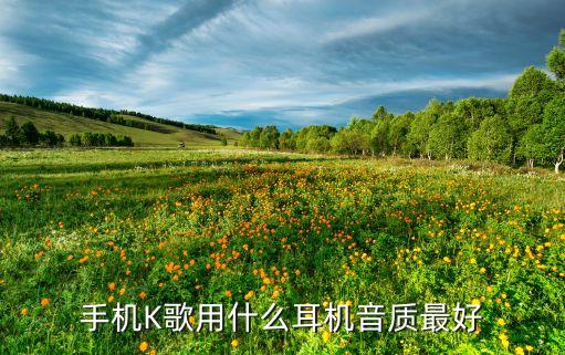 手機K歌用什么耳機音質最好