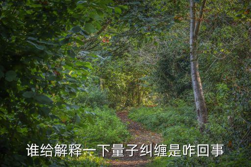 量子糾纏原理，什么叫糾纏理論