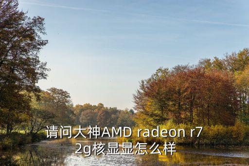 請問大神AMD radeon r7 2g核顯顯怎么樣