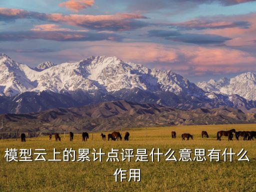 模型云上的累計點評是什么意思有什么作用
