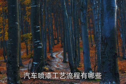 汽車噴漆工藝流程有哪些
