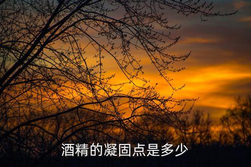 酒精凝固點(diǎn)，純酒精的凝固點(diǎn)約為零下 攝氏度 A80 B117 C115