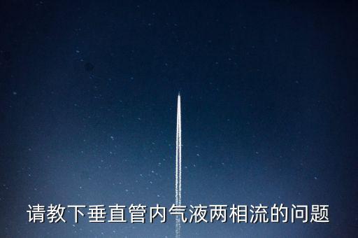 請教下垂直管內(nèi)氣液兩相流的問題