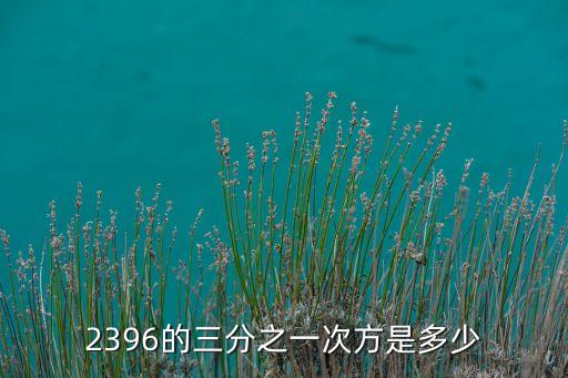 2396的三分之一次方是多少
