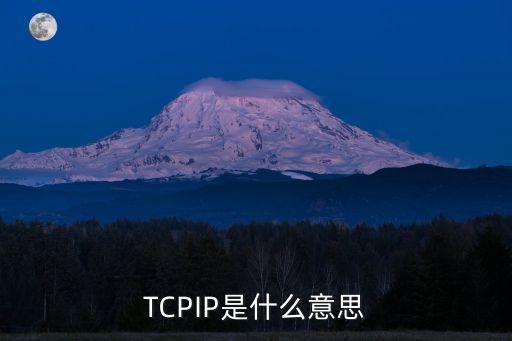 TCP的中文含義，TCP的中文含義是什么