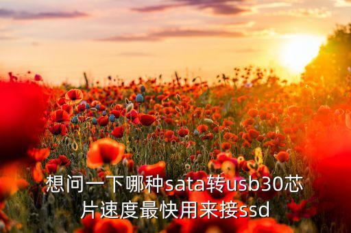 想問一下哪種sata轉(zhuǎn)usb30芯片速度最快用來接ssd