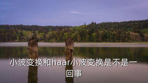 haar，小波變換和haar小波變換是不是一回事