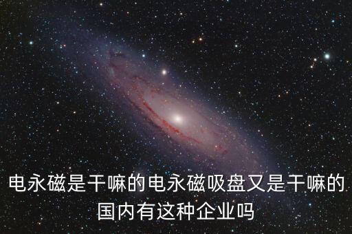 電永磁是干嘛的電永磁吸盤又是干嘛的國(guó)內(nèi)有這種企業(yè)嗎