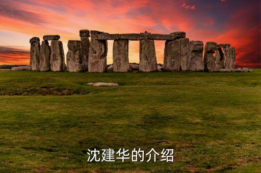 沈建華的介紹