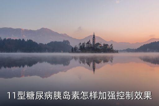 控制效果，11型糖尿病胰島素怎樣加強(qiáng)控制效果