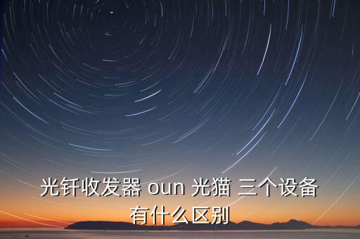 otn設(shè)備，光纖接入需要設(shè)備有哪些