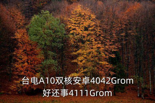 nova10se，臺(tái)電A10雙核安卓4042Grom好還事4111Grom