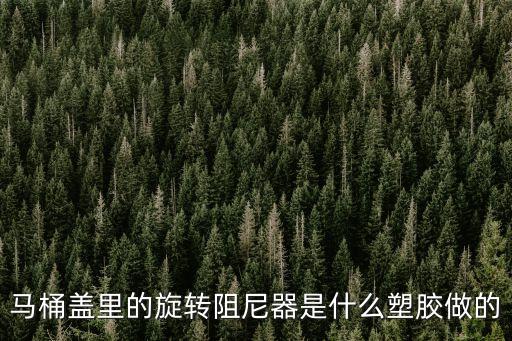 旋轉阻尼器，馬桶蓋里的旋轉阻尼器是什么塑膠做的