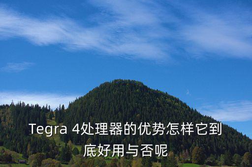 Tegra 4處理器的優(yōu)勢怎樣它到底好用與否呢