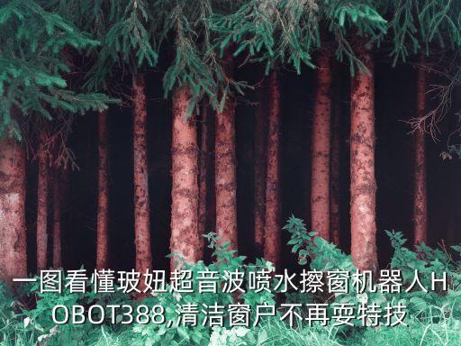 一圖看懂玻妞超音波噴水擦窗機器人HOBOT388,清潔窗戶不再耍特技