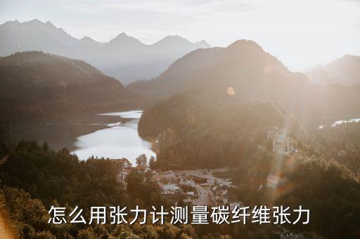 怎么用張力計(jì)測量碳纖維張力