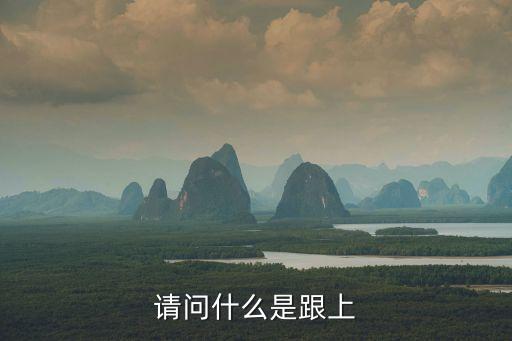 請(qǐng)問(wèn)什么是跟上