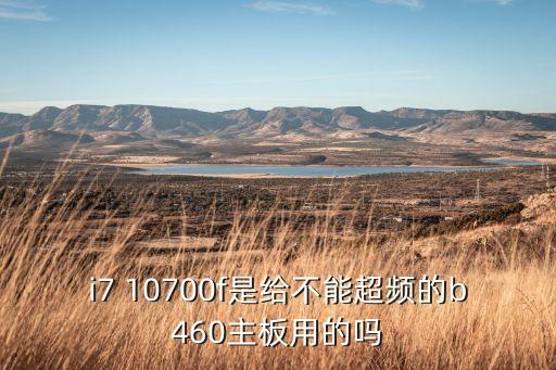 i7 10700f是給不能超頻的b460主板用的嗎