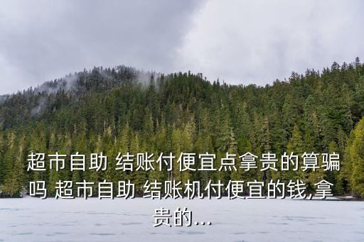 超市結(jié)賬自動(dòng)化,給超市供貨一般多久結(jié)賬