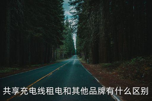 共享充電線租電和其他品牌有什么區(qū)別