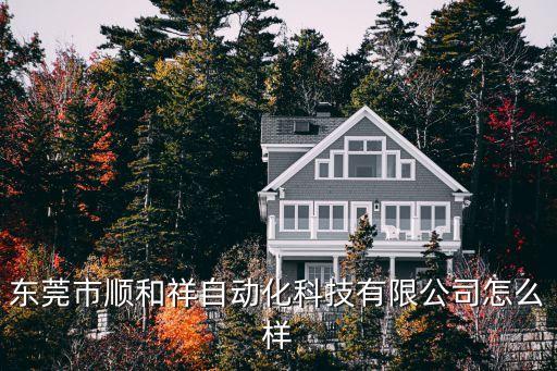東莞市順和祥自動(dòng)化科技有限公司怎么樣