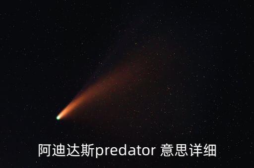 阿迪達(dá)斯predator 意思詳細(xì)