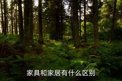 家居就，家具和家居有什么區(qū)別