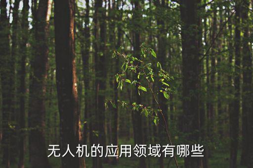 無人機(jī)的應(yīng)用領(lǐng)域有哪些