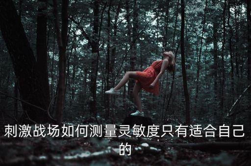 刺激戰(zhàn)場如何測量靈敏度只有適合自己的