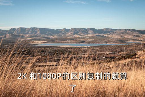 2K 和1080P的區(qū)別復(fù)制的就算了